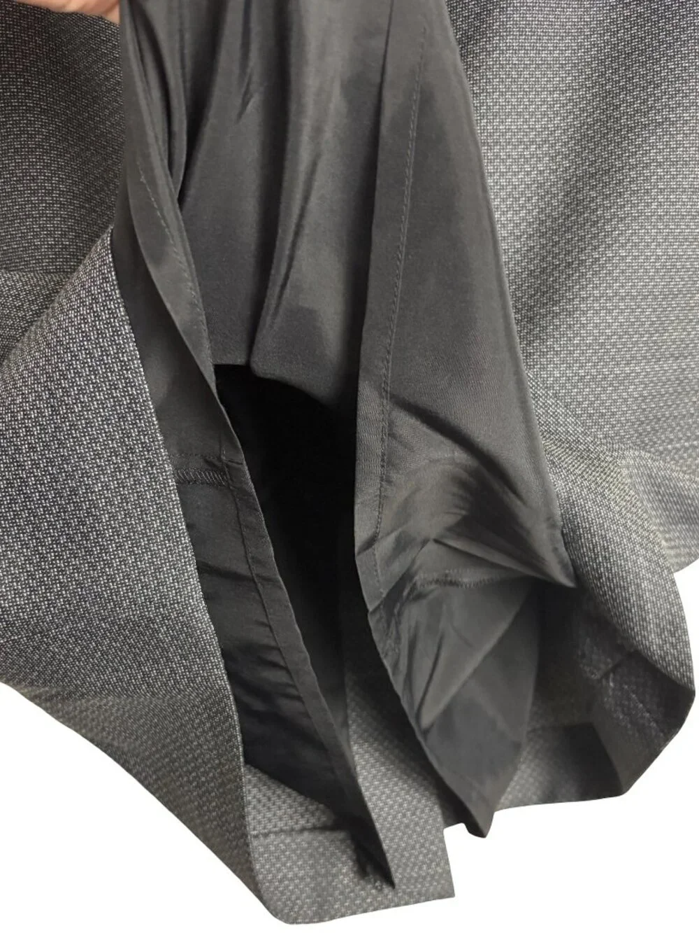 BOSS Hugo Boss Wool Blend Tailored Pencil Skirt Women Gray Office Formal US 8